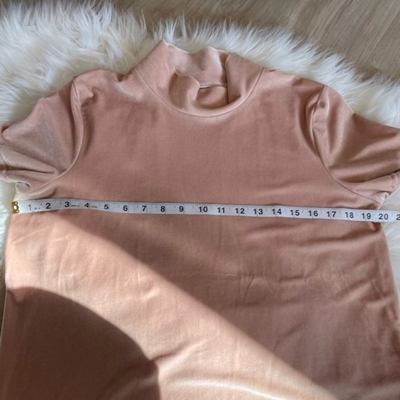 Madewell Velvet Mock Neck Top - Picture 9 of 12